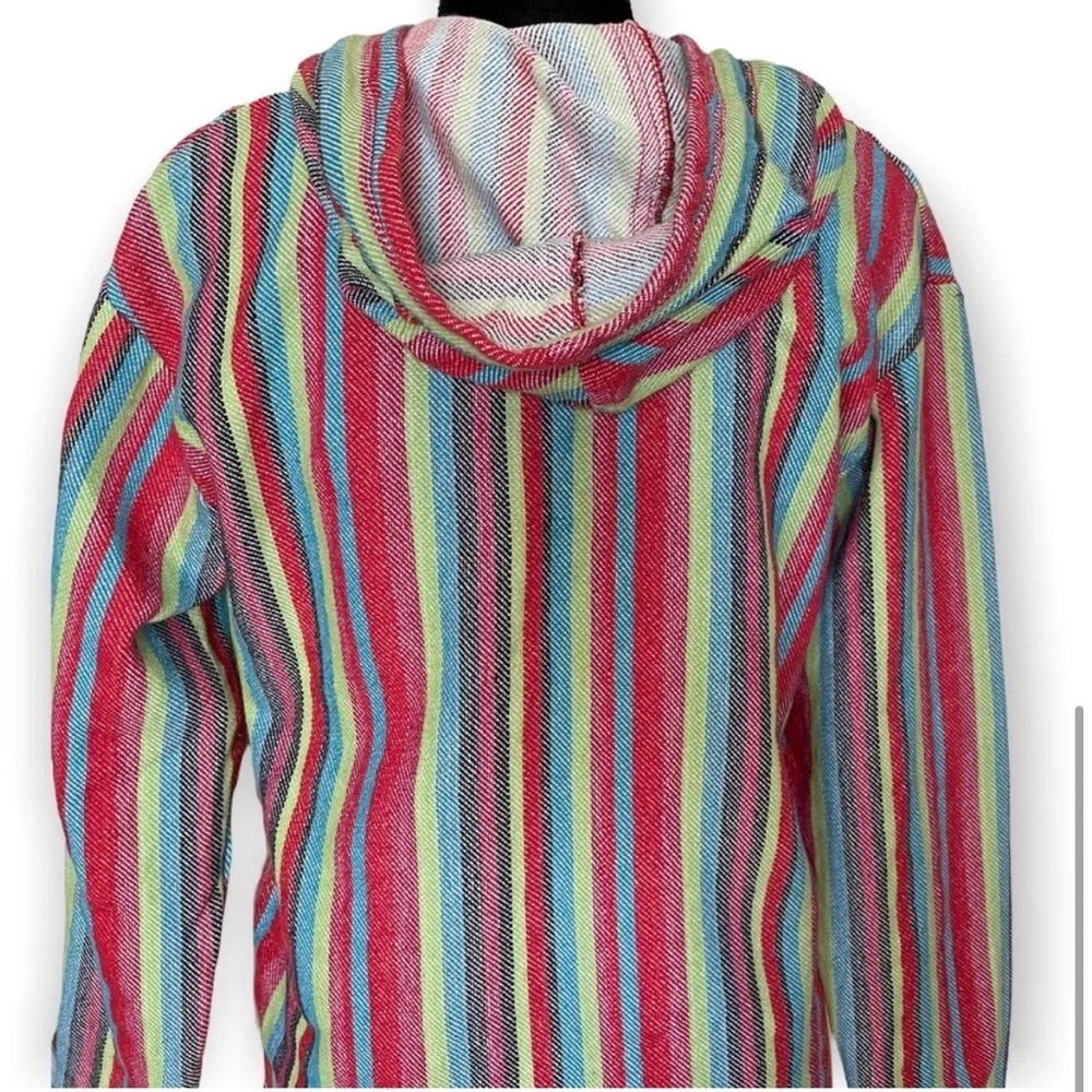 Beach by Exist Bahamas striped cotton pullover sweater hoodie